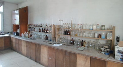Chemical analysis room